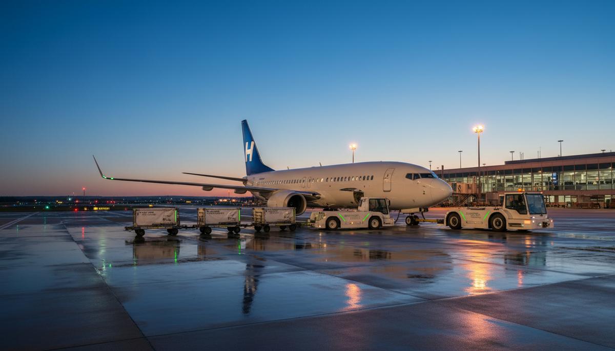 Аэропорт в Великобритании протестировал наземную технику на водороде