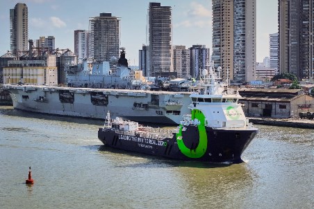 Судно на зеленом аммиаке прибыло в Бразилию к климатическому саммиту