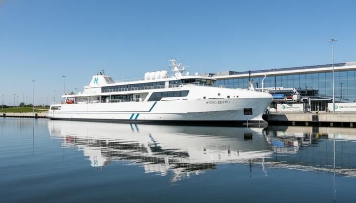 В Южной Корее спустили на воду первый корабль на водородных топливных элементах