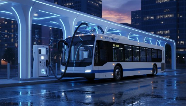 В Канаде дизельные автобусы переоборудуют для работы на водороде