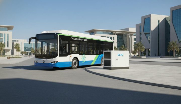 В Саудовской Аравии испытали водородные автобусы и генераторы