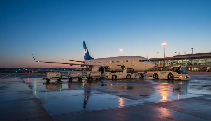 Аэропорт в Великобритании протестировал наземную технику на водороде