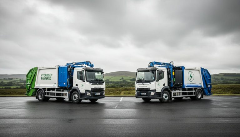 В Уэльсе начались сравнительные испытания водородных и электрических мусоровозов