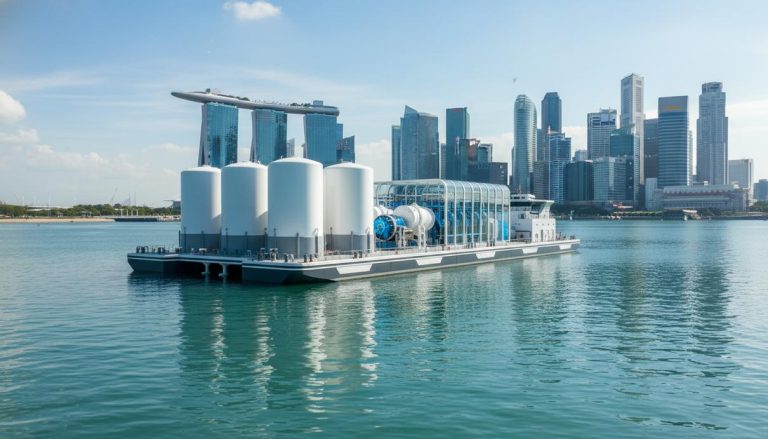 Сингапур создаст плавучие водородные электростанции для дата-центров