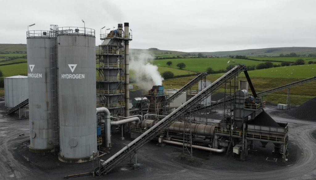 Heidelberg Materials впервые применила водород для производства асфальта