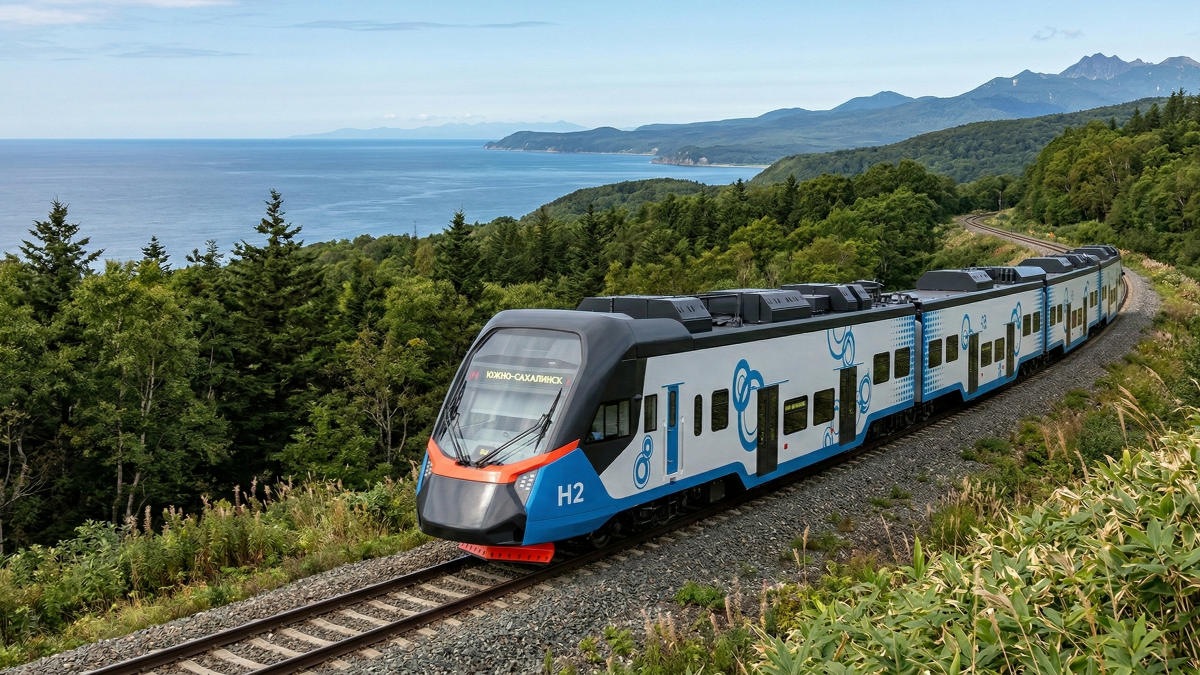 Водород вместо дизеля: в России собирают поезд нового типа для Сахалина Водород вместо дизеля: в России собирают поезд нового типа для Сахалина