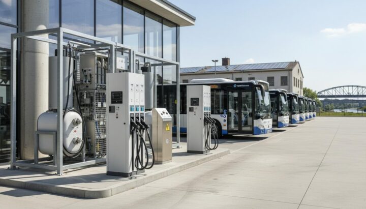 В Саарбрюккене открыли водородную заправочную станцию для городского транспорта