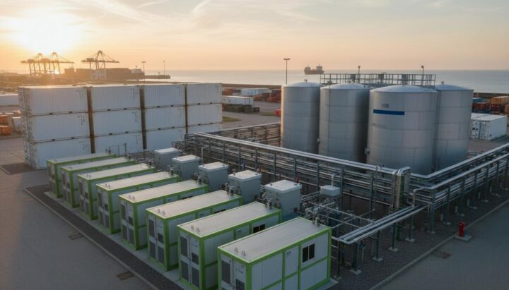 В порту Клайпеды завершили строительство первой в Балтии водородной станции