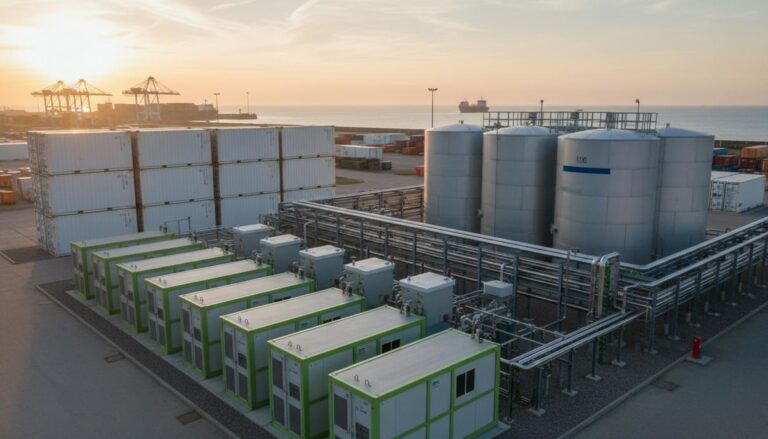 В порту Клайпеды завершили строительство первой в Балтии водородной станции