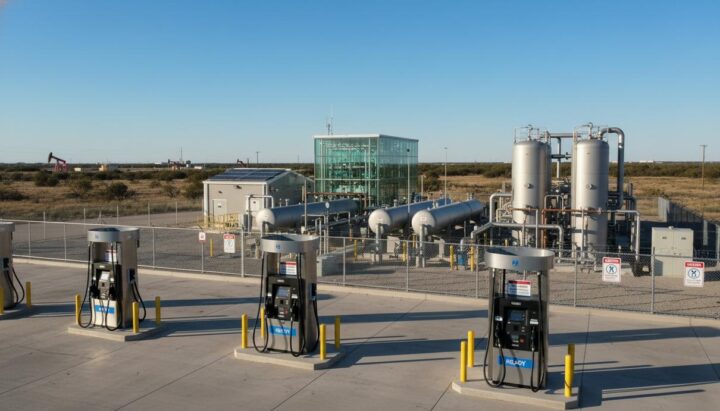 В Техасе построят водородную заправочную станцию для тяжелых грузовиков