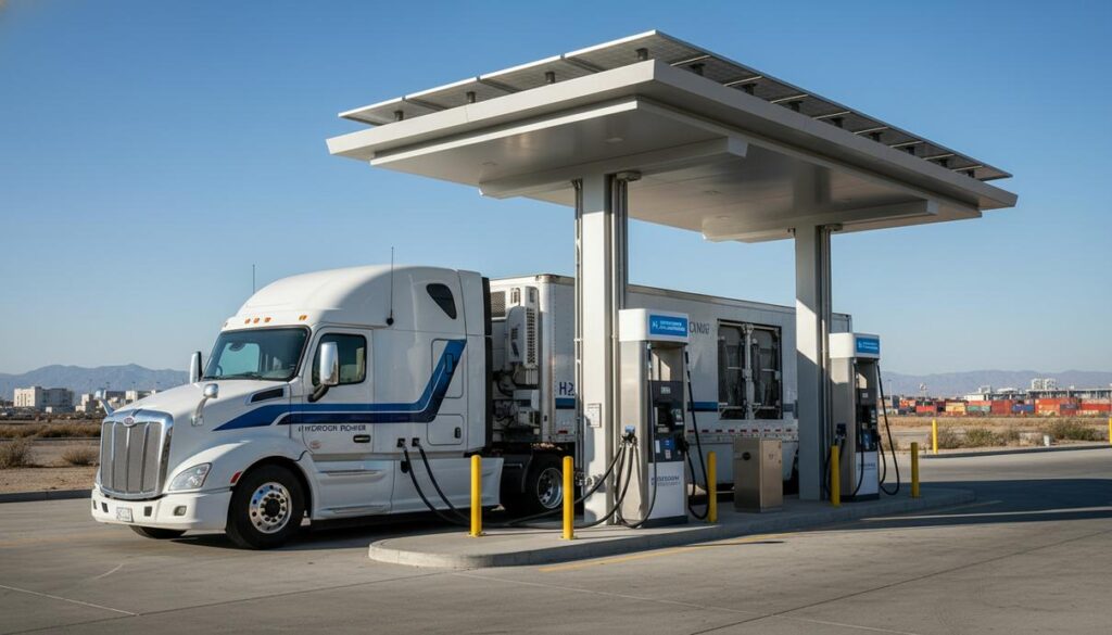 Toyota и Hyroad Energy запустят парк тяжелых водородных грузовиков в США