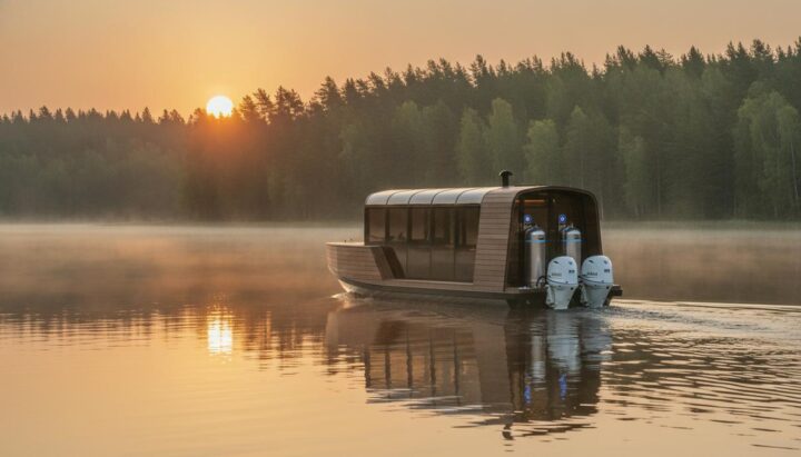 Yamaha и Cefmof испытывают водородную энергосистему на лодке-сауне