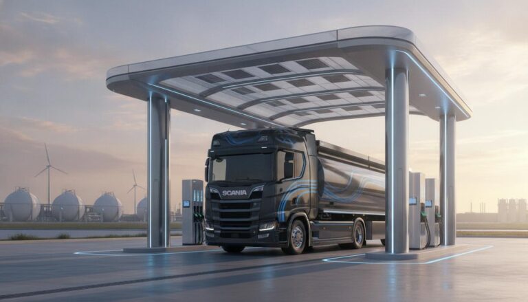 Toyota поставит Scania топливные элементы для 40 водородных грузовиков
