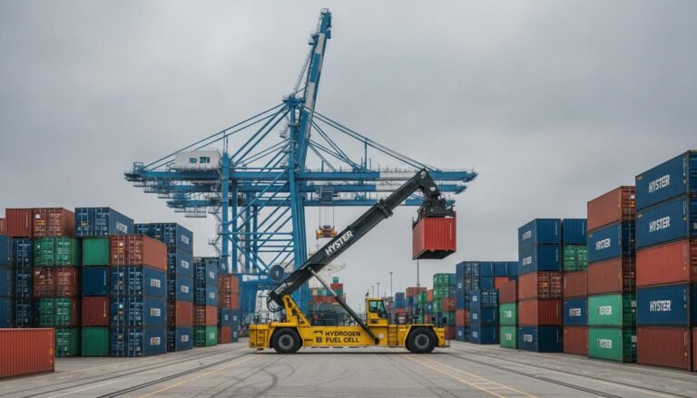 Hyster поставила в порт Роттердама ричстакер на топливных элементах